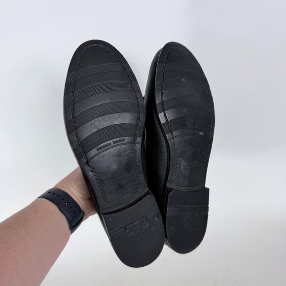 Sebago Tassel Loafers Women's 7.5 Black Brown Leather Two-Tone Slip-On Shoes - Picture 8 of 10